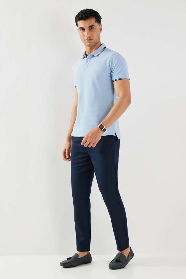Solid-Cotton-Polo-Men-s-T-Shirt