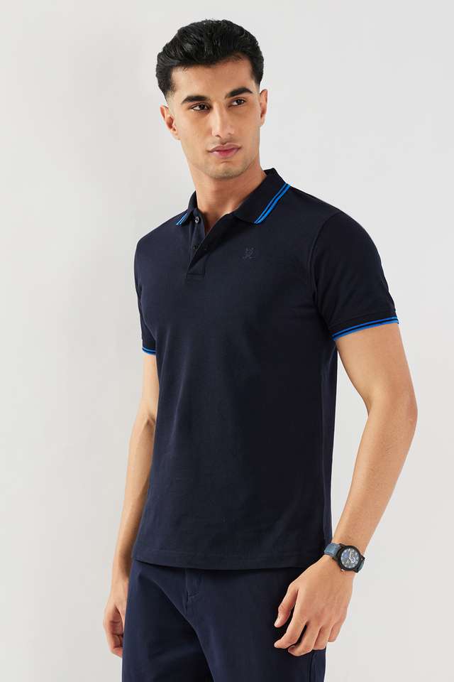 Solid-Cotton-Polo-Men-s-T-Shirt
