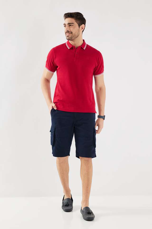 Solid-Cotton-Polo-Men-s-T-Shirt
