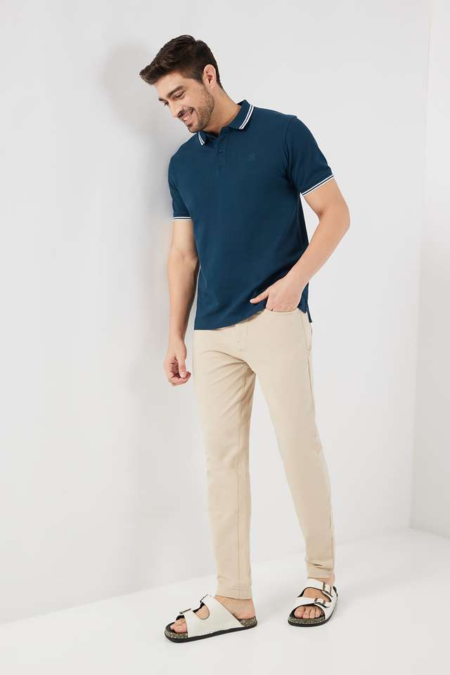 Solid-Cotton-Polo-Men-s-T-Shirt