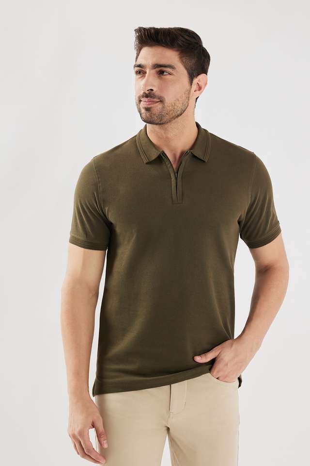 Solid-Cotton-Polo-Men-s-T-Shirt