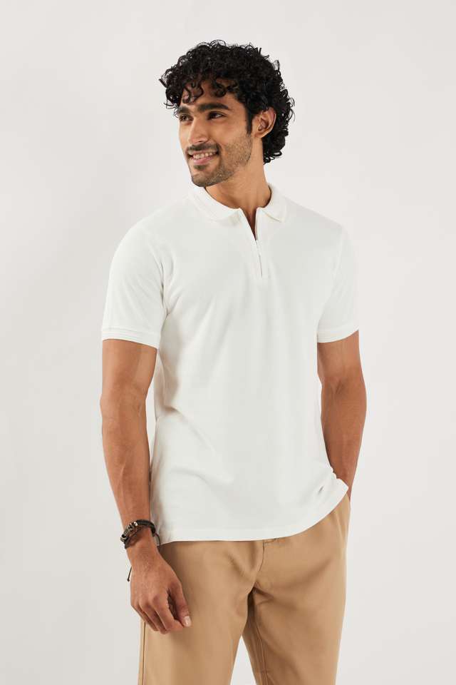 Solid-Cotton-Polo-Men-s-T-Shirt
