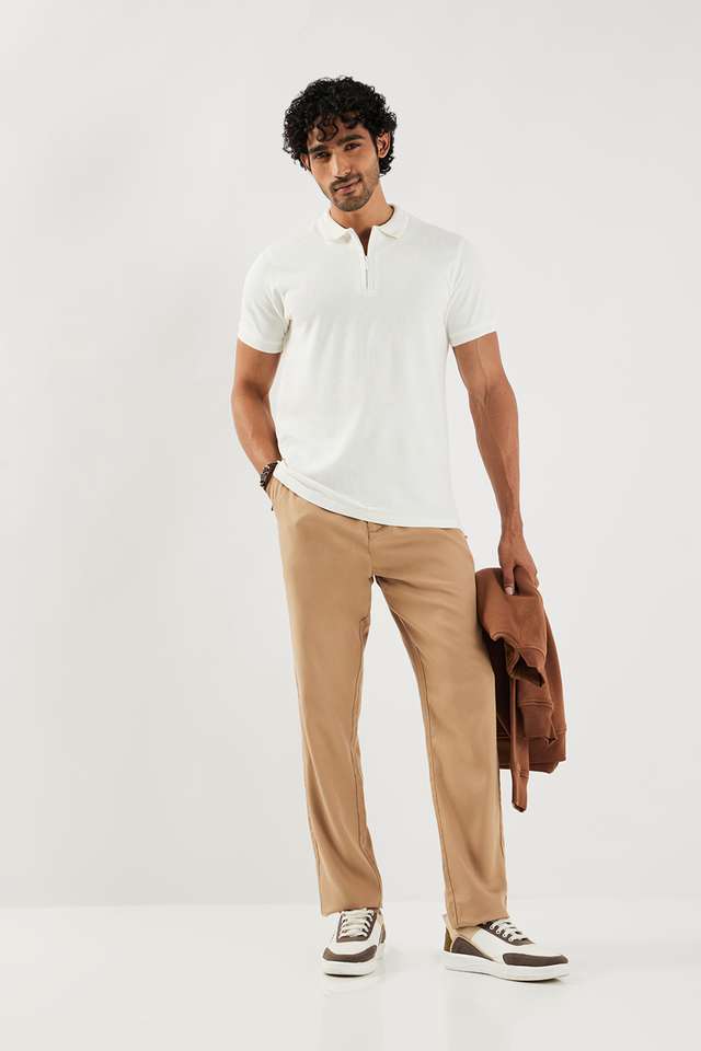 Solid-Cotton-Polo-Men-s-T-Shirt