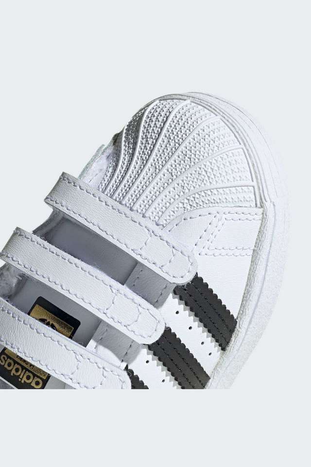 Buy ADIDAS White Superstar 50 El I Leather Slip-on Unisex Sneakers
