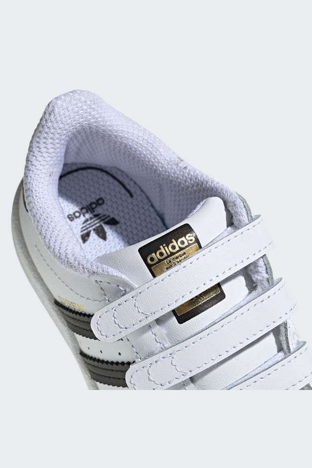 Buy ADIDAS White Superstar 50 El I Leather Slip-on Unisex Sneakers