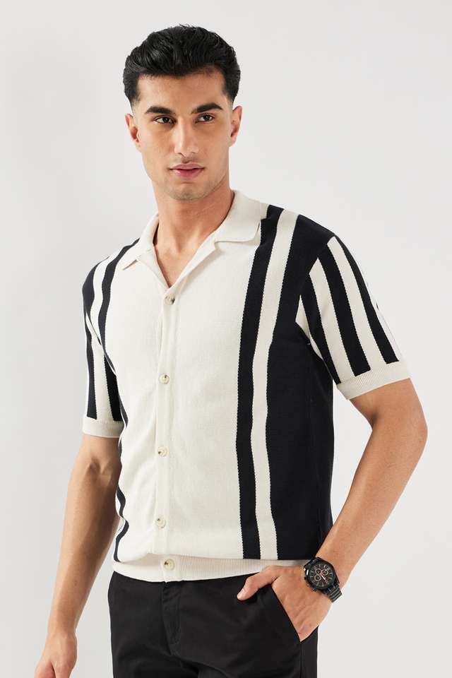 Stripes-Cotton-Regular-Fit-Men-s-Casual-Wear-Shirt
