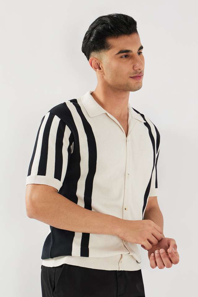 Stripes-Cotton-Regular-Fit-Men-s-Casual-Wear-Shirt