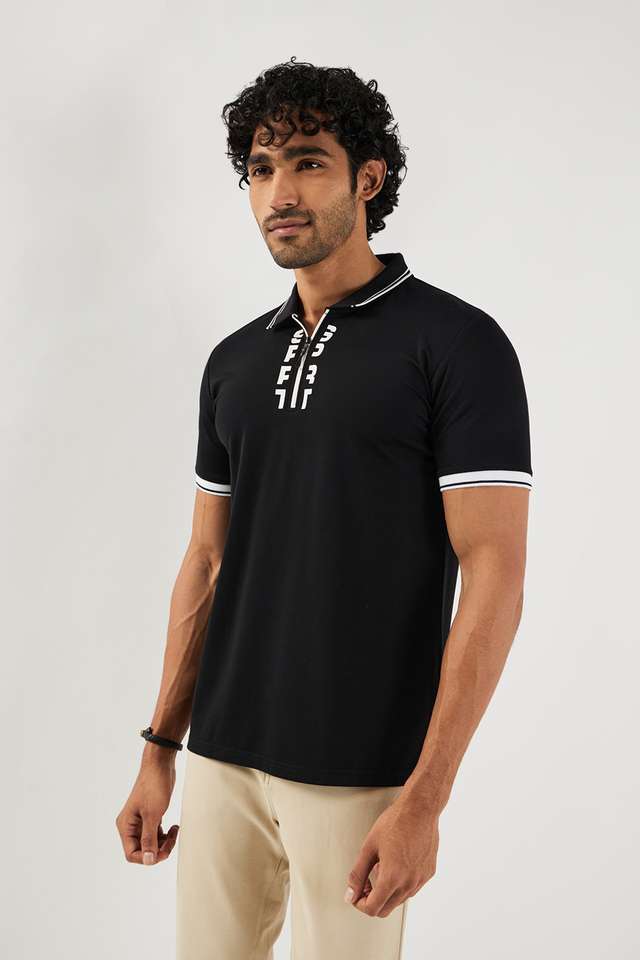 Printed-Blended-Fabric-Polo-Men-s-T-Shirt