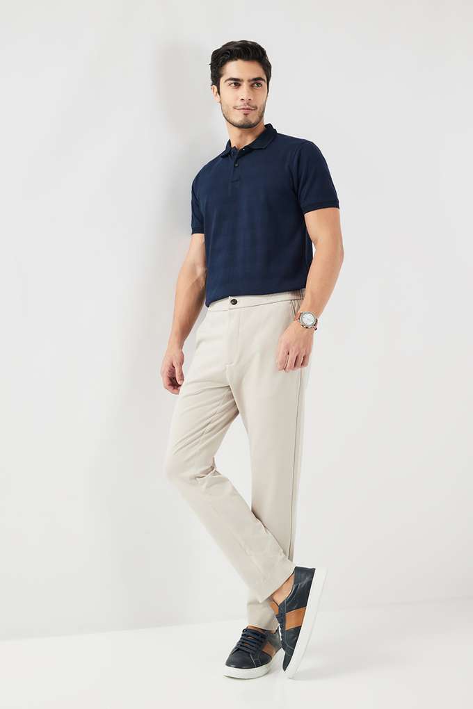 Textured-Cotton-Polo-Men-s-T-Shirt