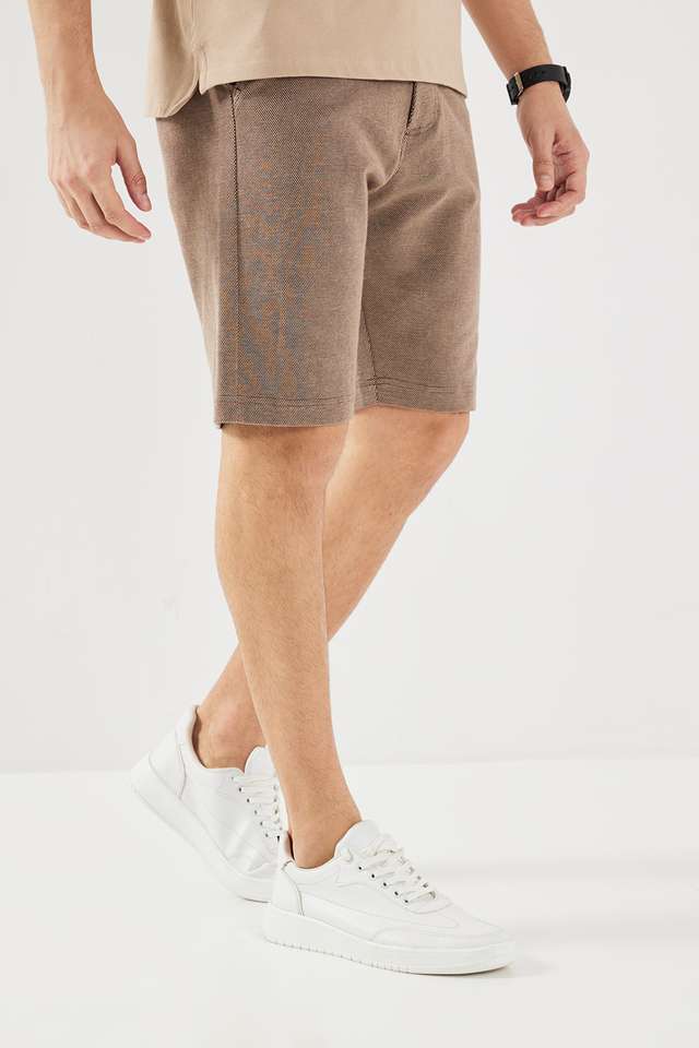 Textured-Cotton-Men-s-Shorts