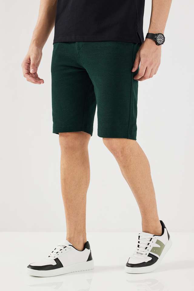 Textured-Cotton-Men-s-Shorts
