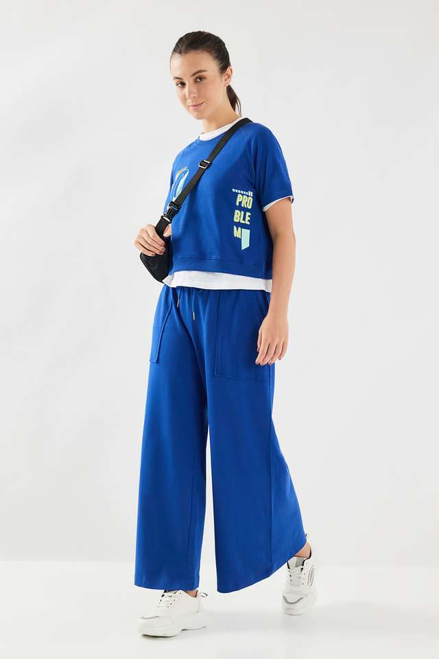 Solid-Full-Length-Cotton-Women-s-Joggers