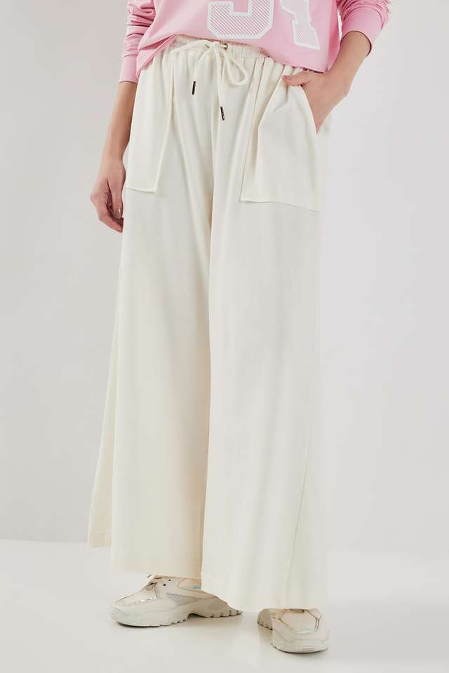 Solid-Full-Length-Cotton-Women-s-Joggers