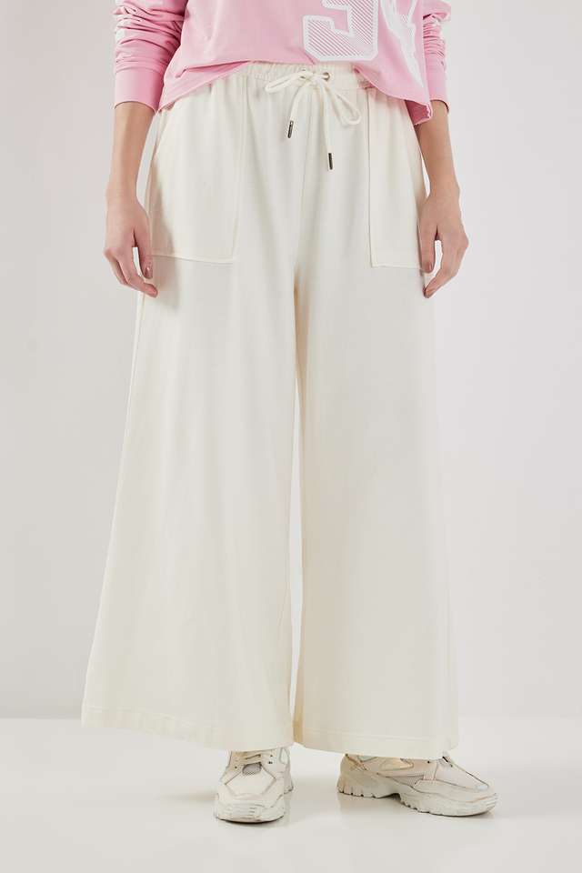 Solid-Full-Length-Cotton-Women-s-Joggers
