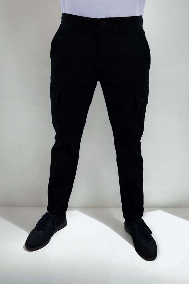 Solid-Cotton-Slim-Fit-Men-s-Casual-Wear-Trousers