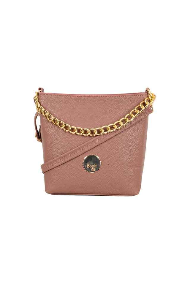 Solid-PVC-Zipper-Closure-Women-s-Formal-Sling-Bag