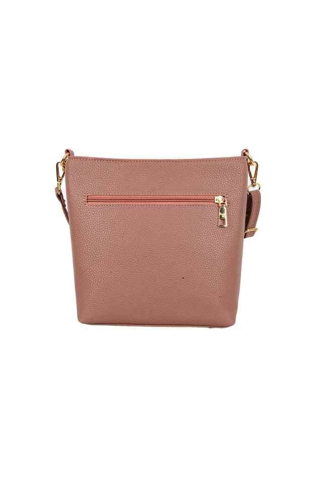 Solid-PVC-Zipper-Closure-Women-s-Formal-Sling-Bag