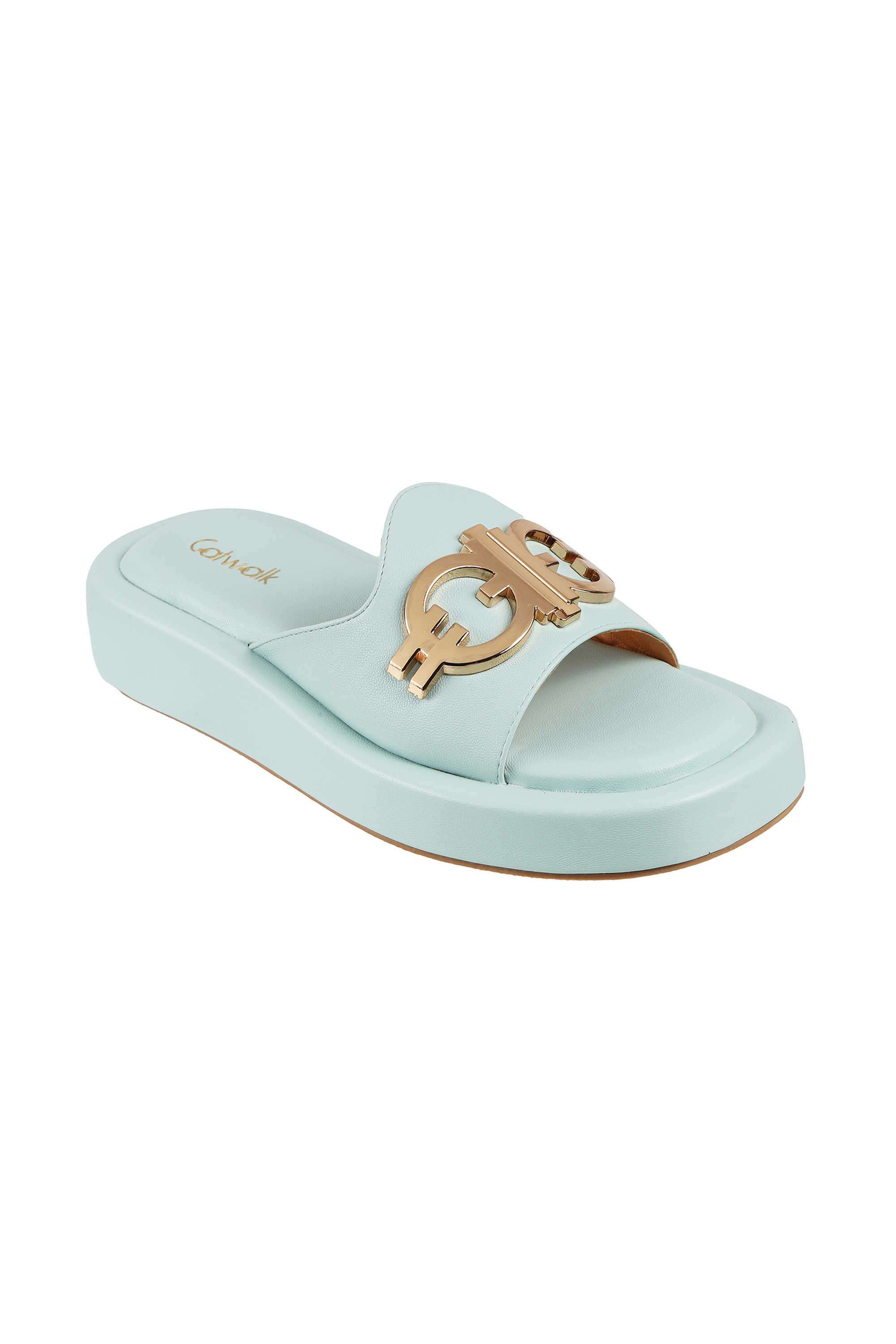 COURT-PU-Slip-On-Women-s-Casual-Wear-Sandals