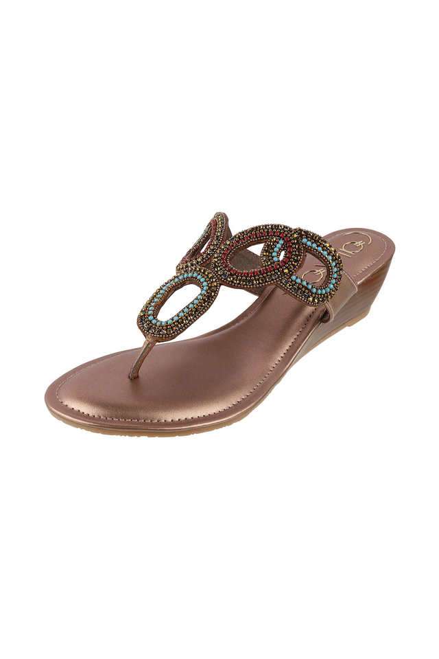 Fabric-Slip-on-Round-Toe-Women-s-Sandals