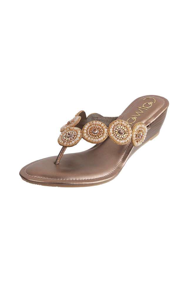 Fabric-Slip-on-Round-Toe-Women-s-Sandals