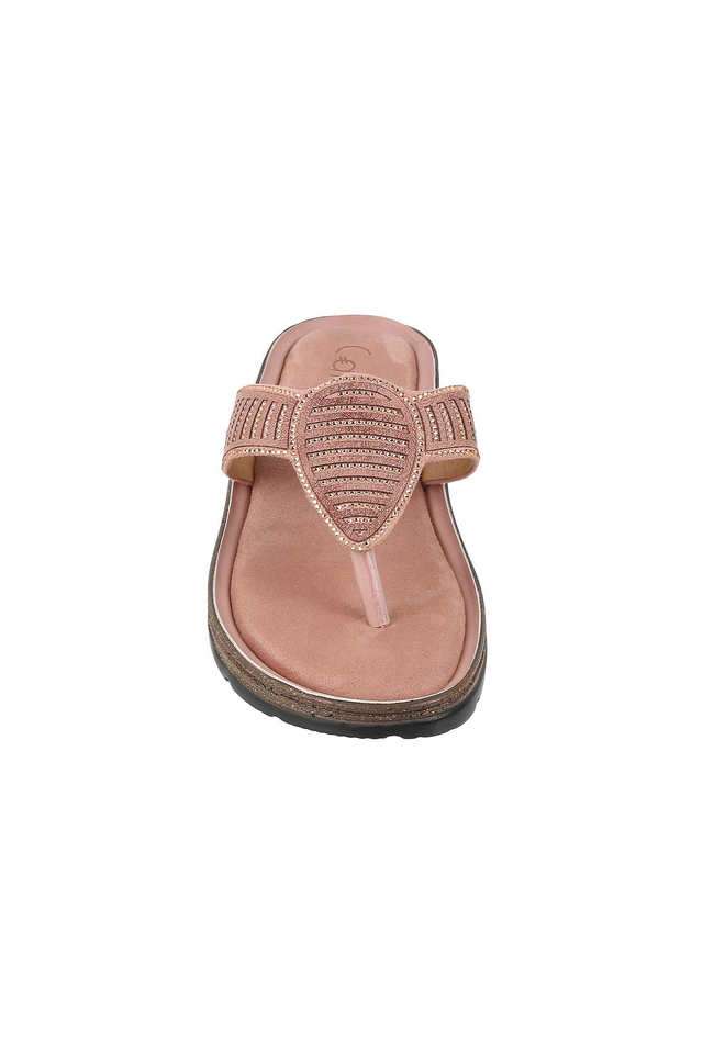 V-Strap-Solids-Fabric-Slip-on-Women-s-Flip-flops