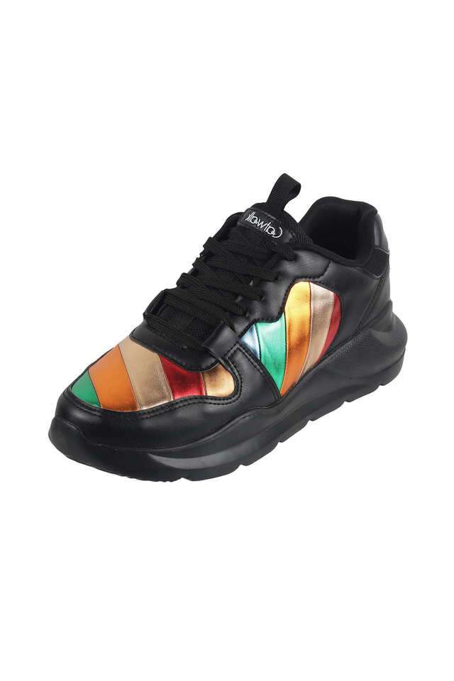 Patent-Lace-Up-Casual-Women-Sneakers