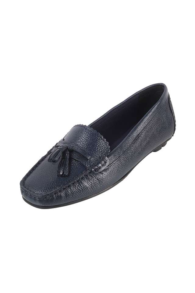 Leather-Tie-Up-Formal-Women-Loafers