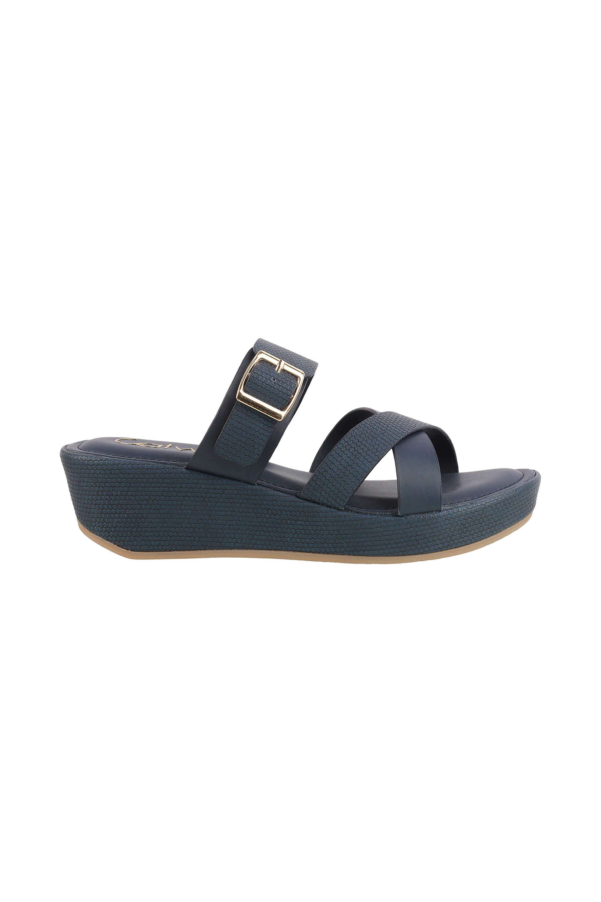 Wall-St-Boho-Chic-PU-Slip-On-Women-s-Casual-Wear-Sandals