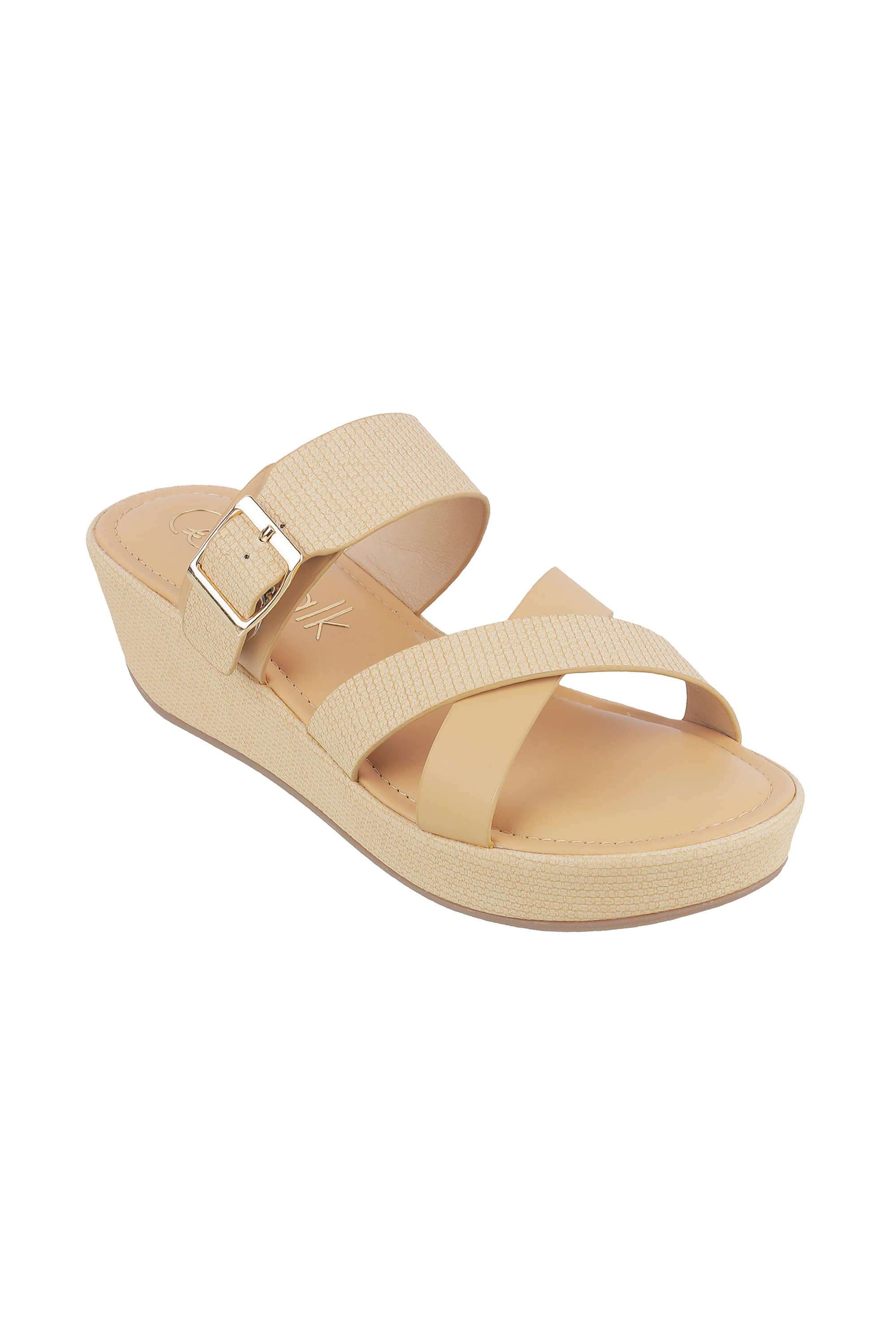 Wall-St-Boho-Chic-PU-Slip-On-Women-s-Casual-Wear-Sandals