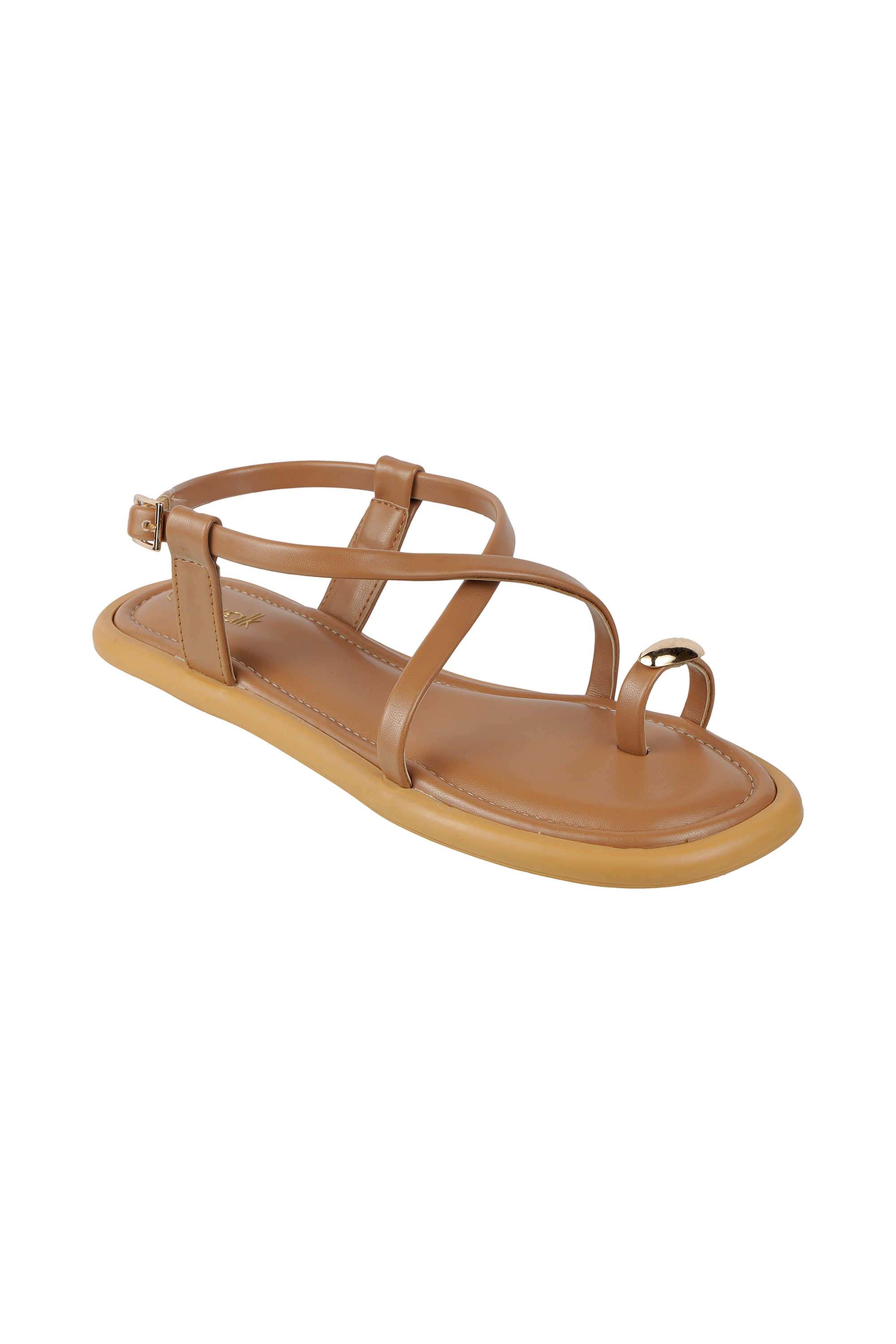 COURT-PU-Buckle-Women-s-Casual-Wear-Sandals