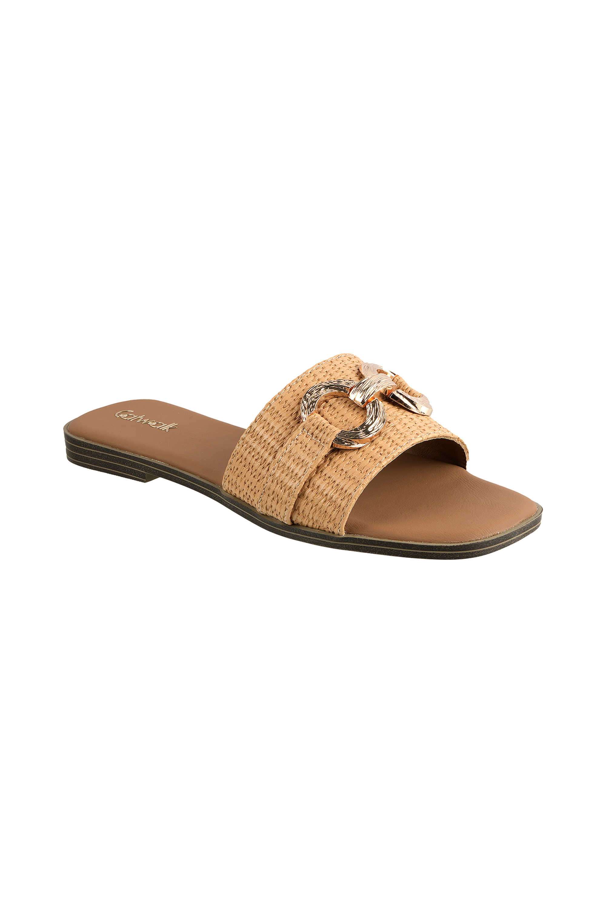 COURT-PU-Slip-On-Women-s-Casual-Wear-Sandals
