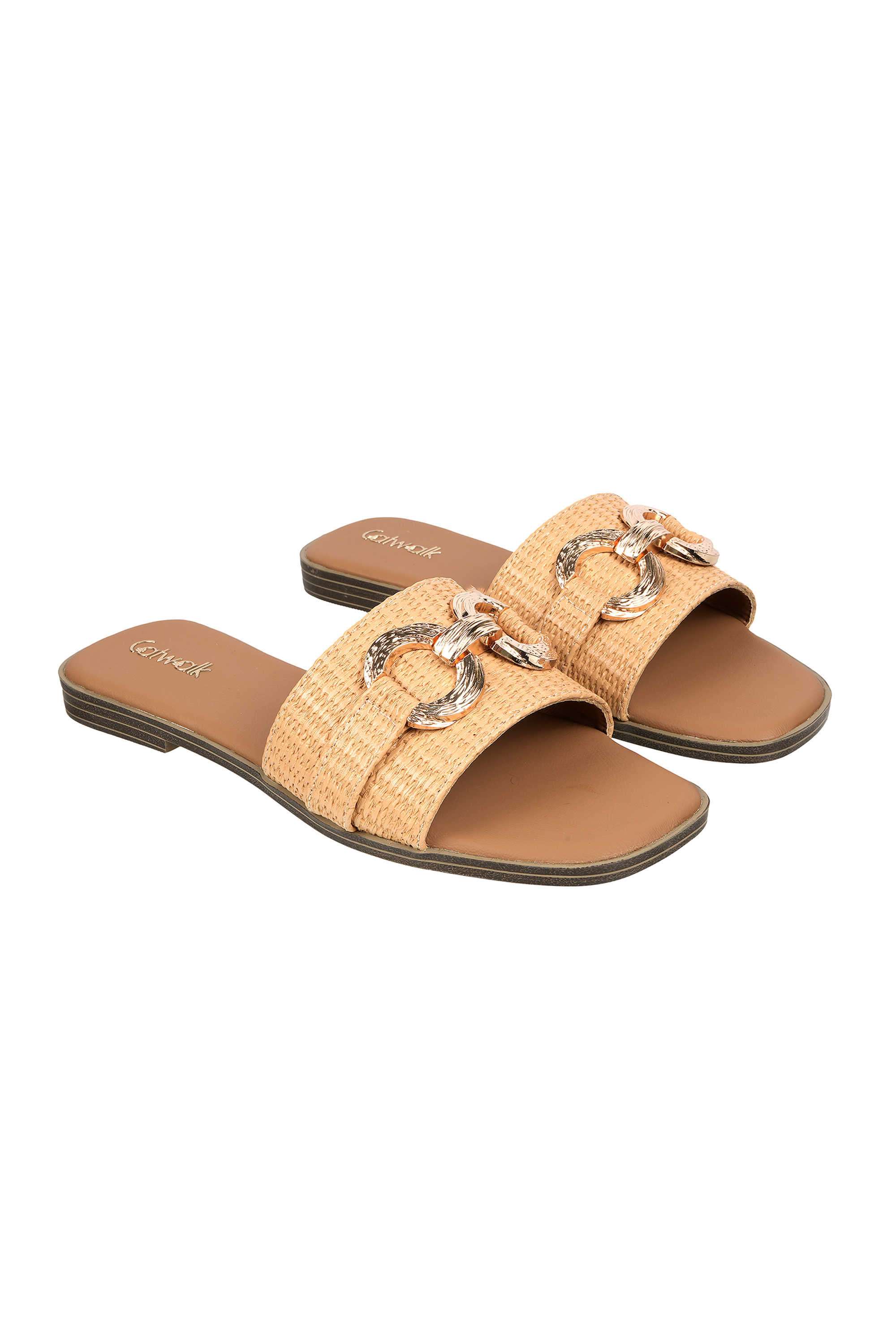 COURT-PU-Slip-On-Women-s-Casual-Wear-Sandals