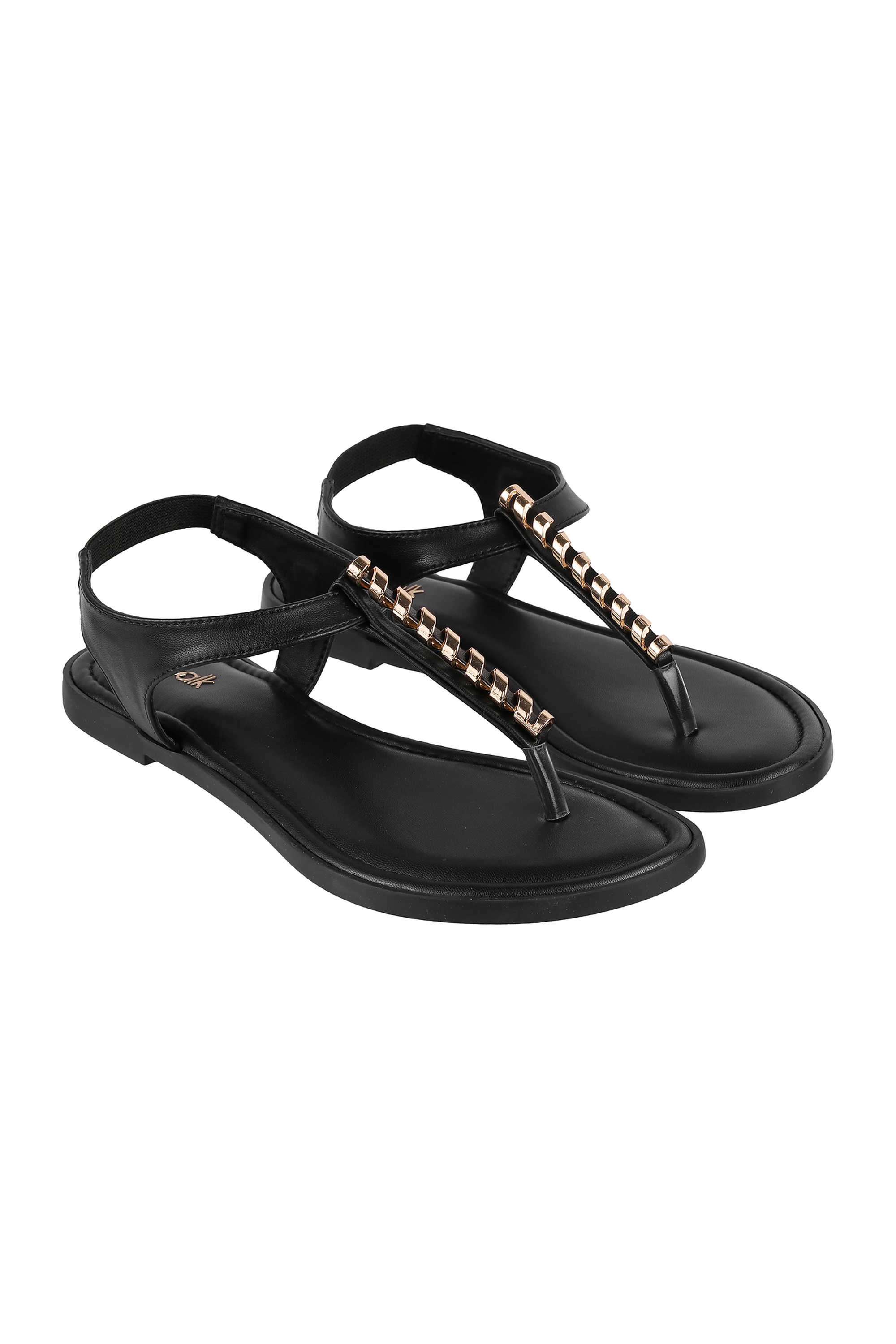 T-STRAP-PU-Buckle-Women-s-Casual-Wear-Sandals