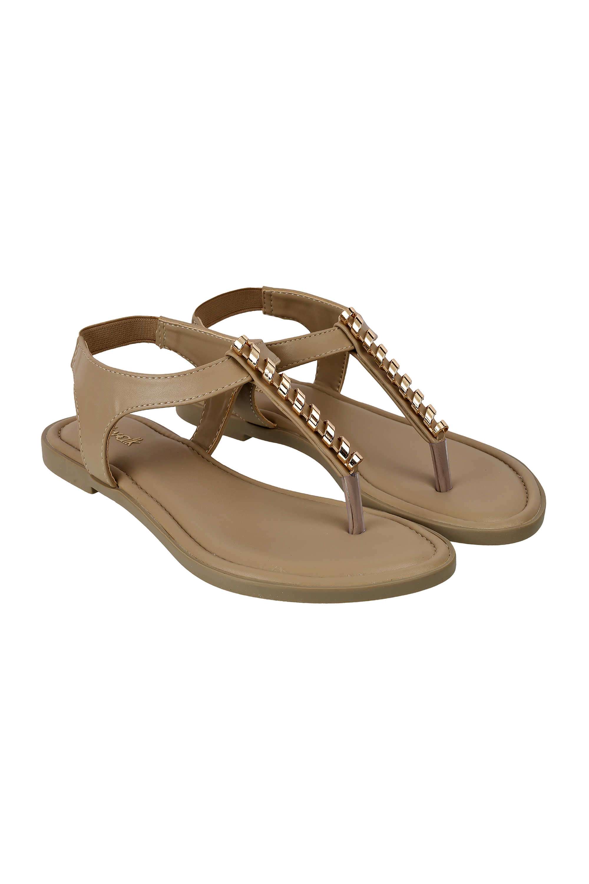 T-STRAP-PU-Buckle-Women-s-Casual-Wear-Sandals