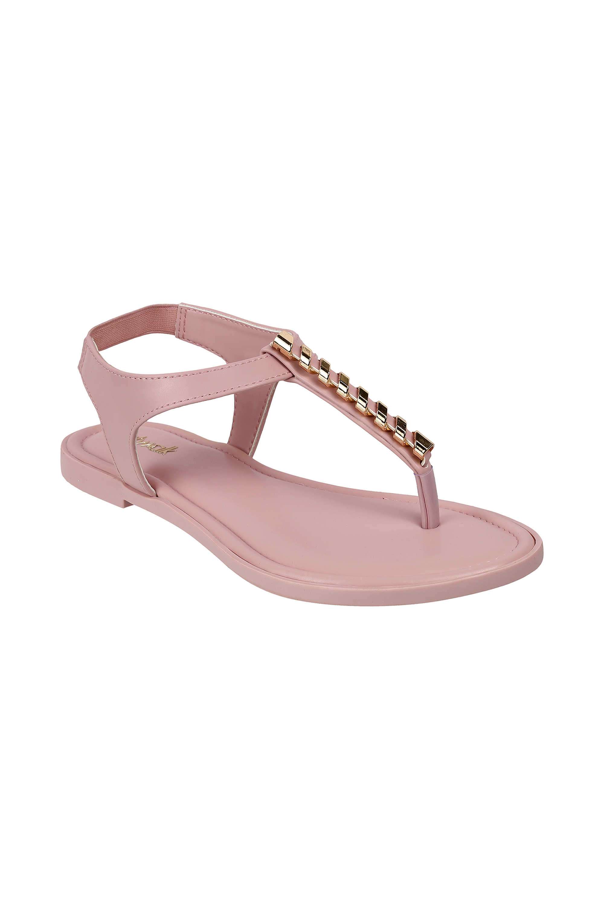 T-STRAP-PU-Buckle-Women-s-Casual-Wear-Sandals