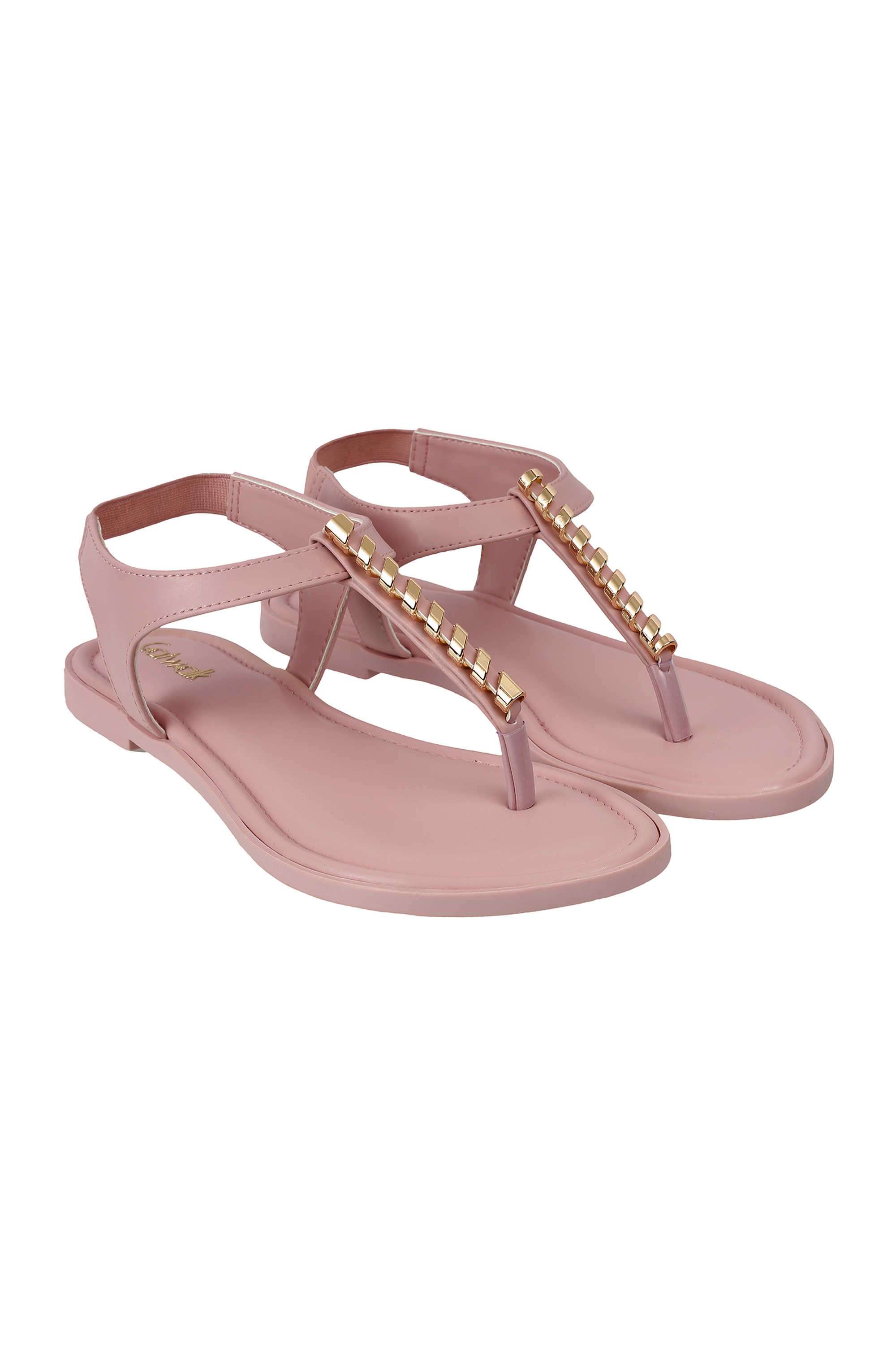 T-STRAP-PU-Buckle-Women-s-Casual-Wear-Sandals