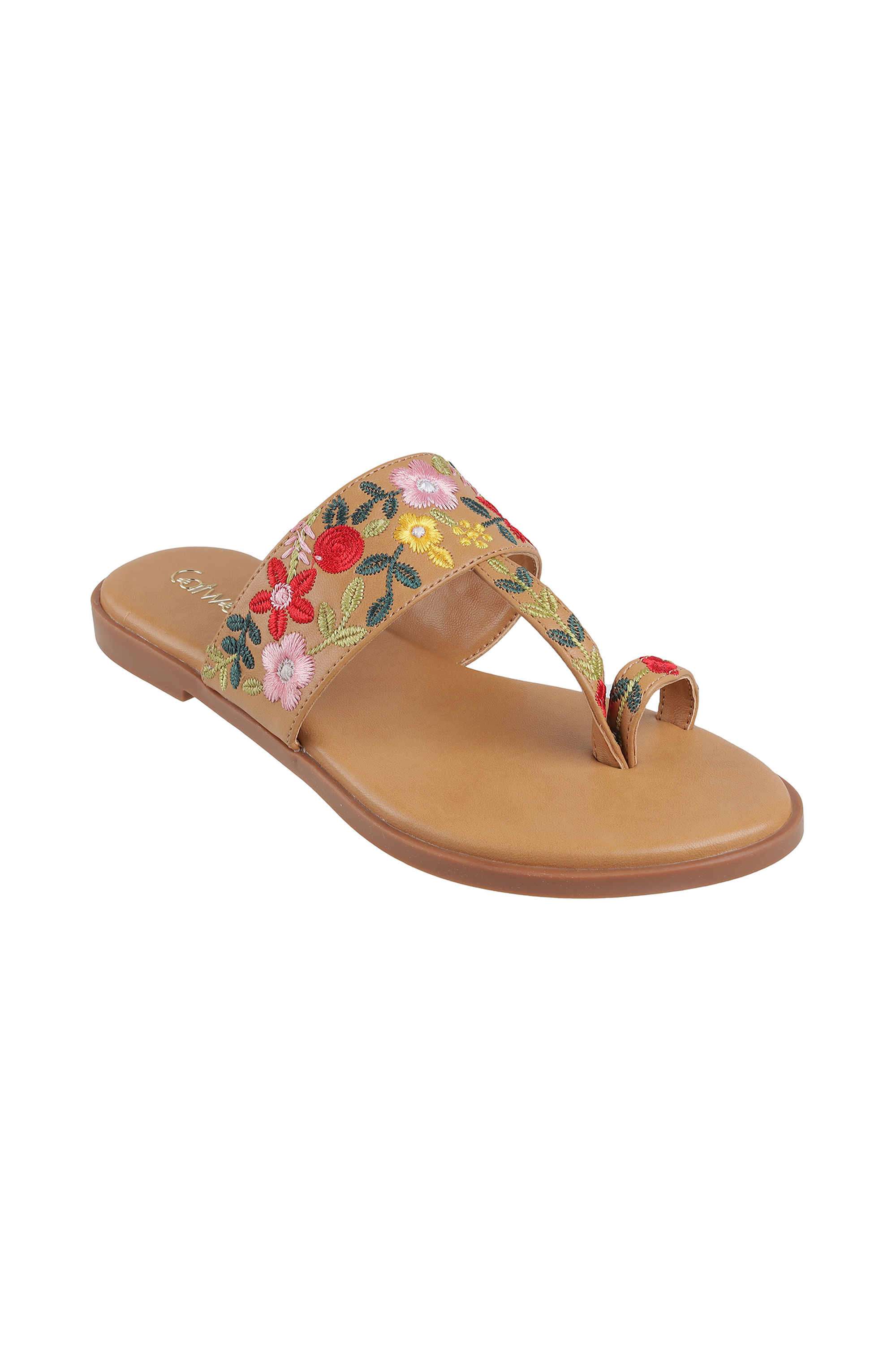 Synthetic-Slip-On-Women-s-Party-Wear-Flats