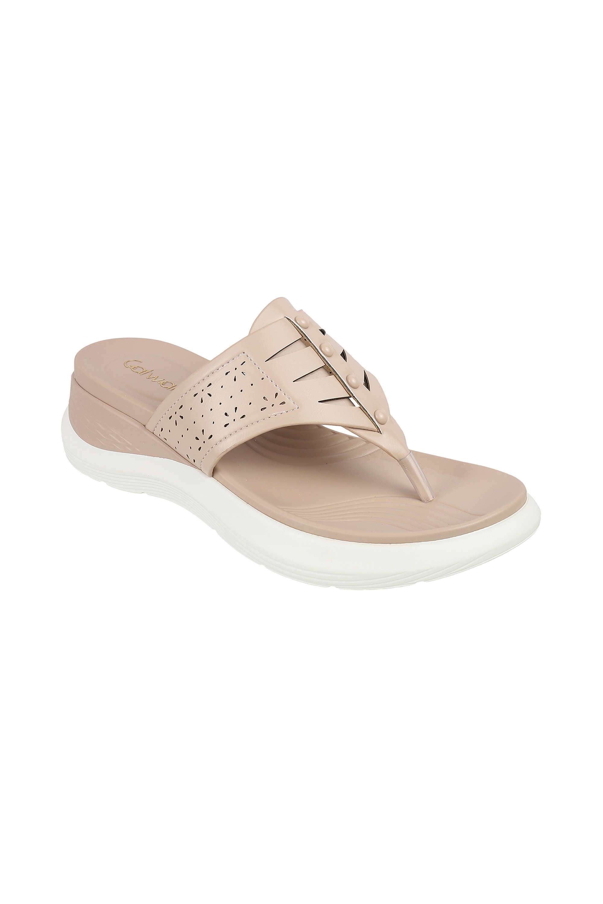 Wall-St-Hot-Chic-Synthetic-Slip-On-Women-s-Casual-Wear-Flats