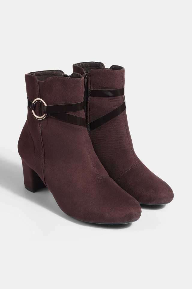 Suede-Pull-On-Women-s-Casual-Wear-Boots