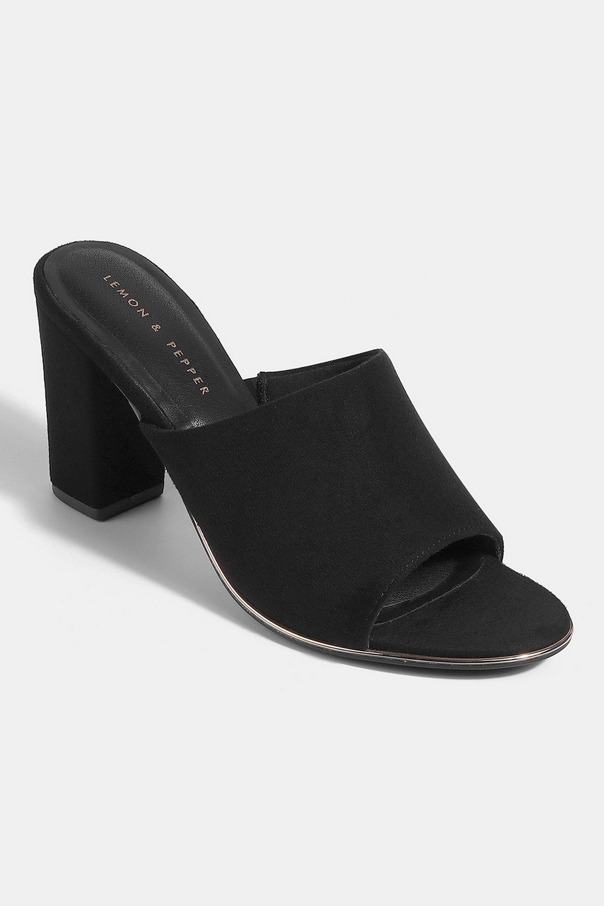 Suede-Slip-on-Women-s-Casual-Wear-Heels