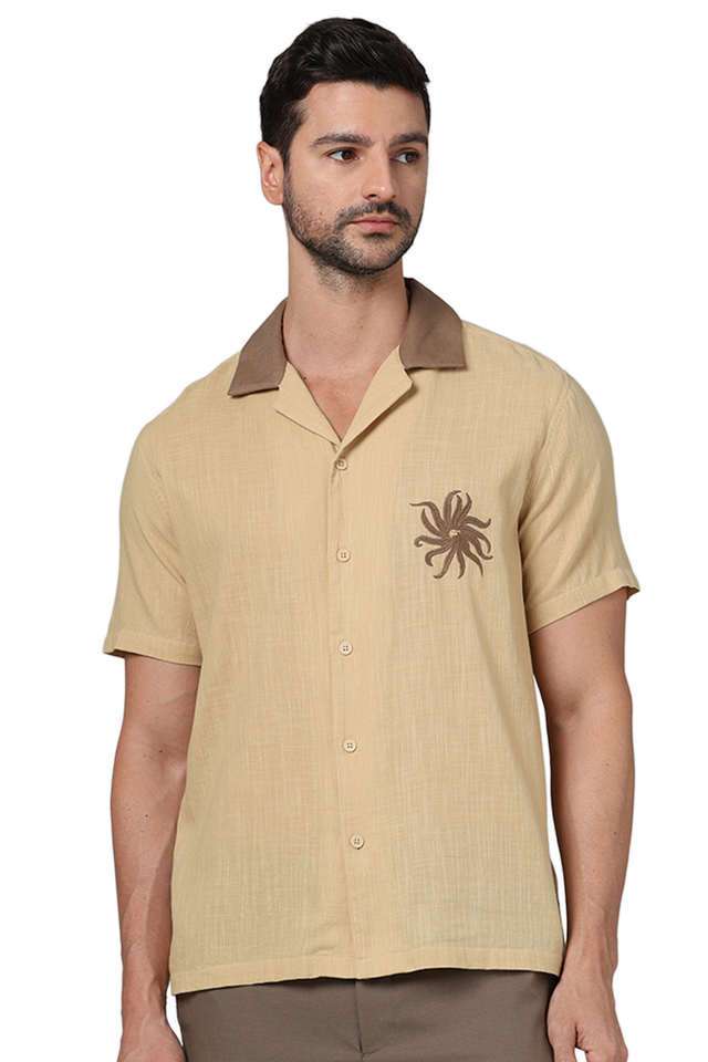 Embroidered-Cotton-Regular-Fit-Men-s-Casual-Shirt