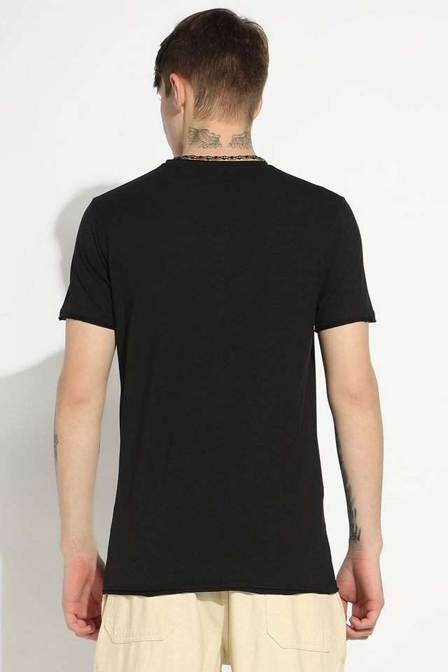 Solid-Cotton-Round-Neck-Men-s-T-Shirt