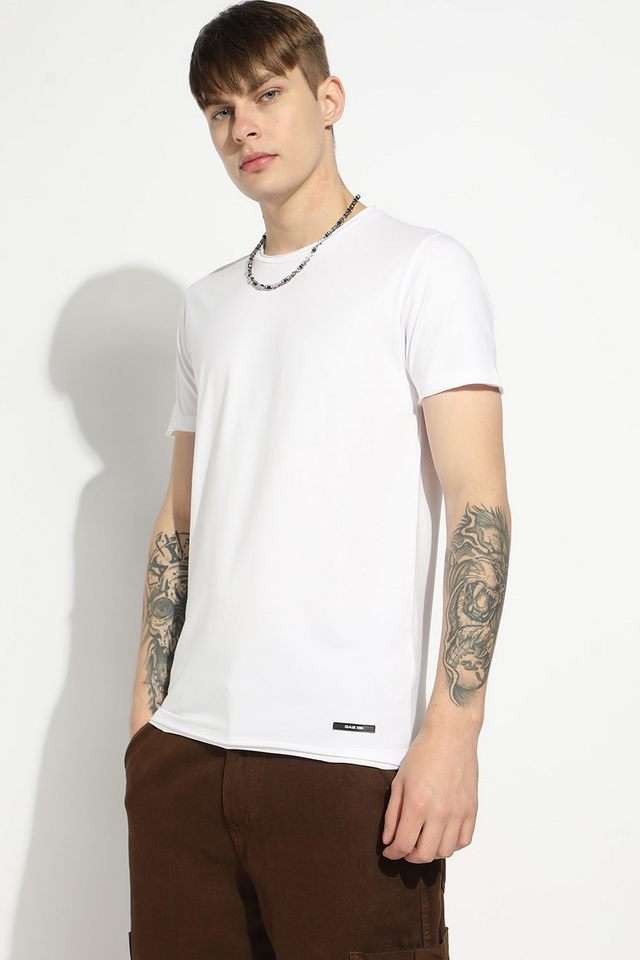 Solid-Cotton-Round-Neck-Men-s-T-Shirt