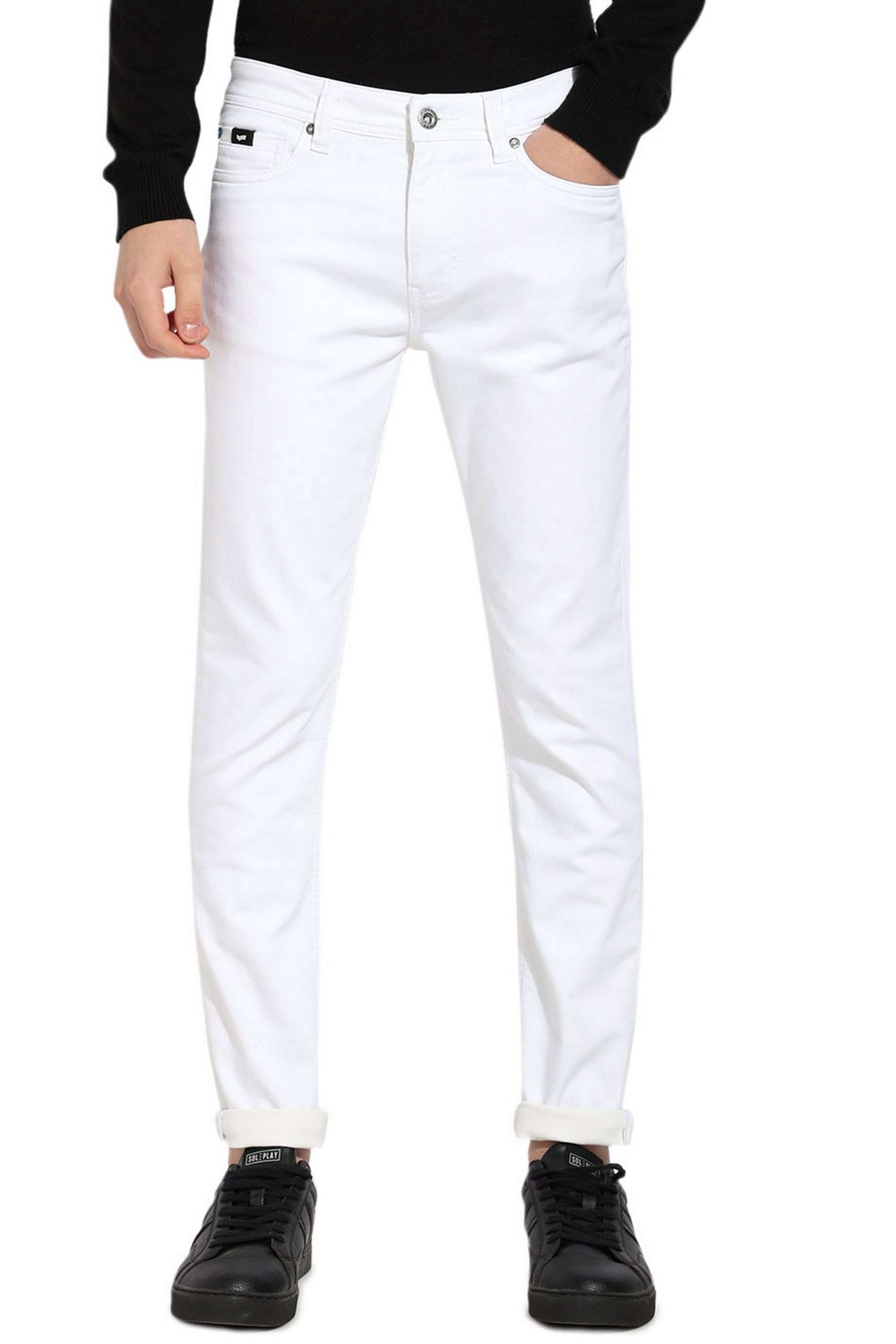 Light-Wash-Cotton-Skinny-Fit-Men-Jeans