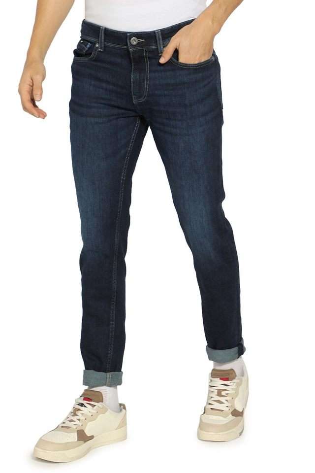 Light-Wash-Cotton-Skinny-Fit-Men-s-Jeans