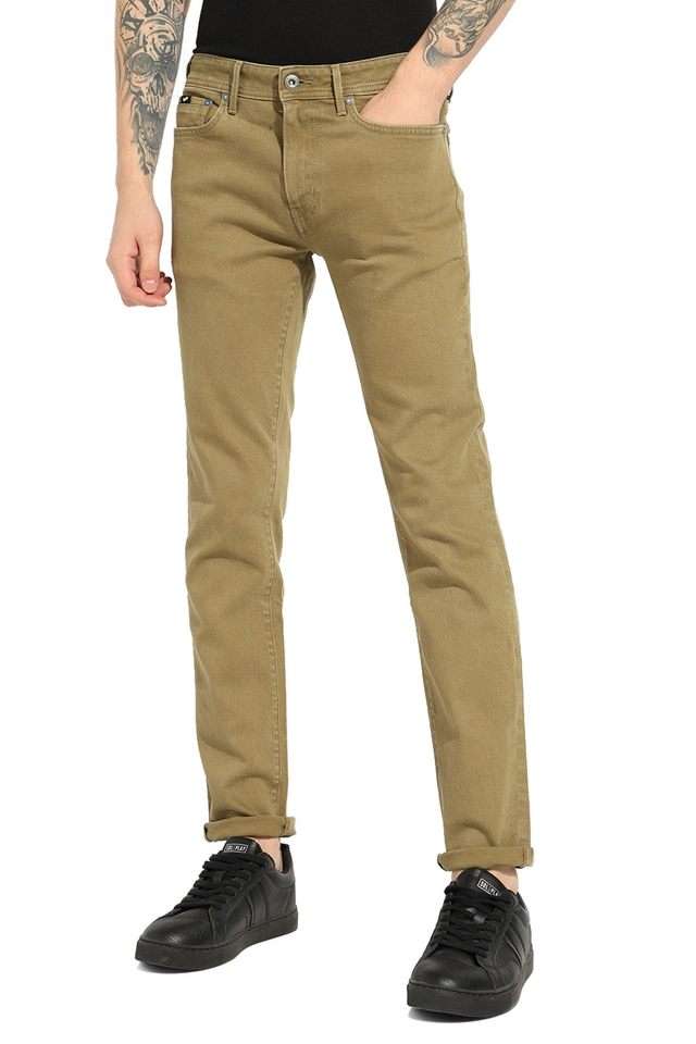 Light-Wash-Cotton-Slim-Fit-Men-s-Jeans