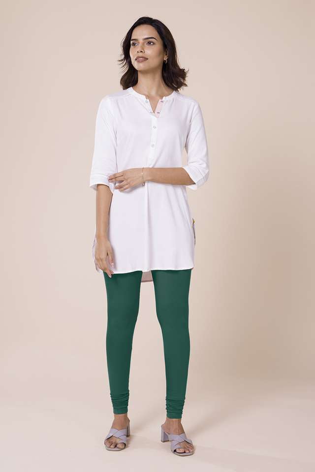 Solid-Full-Length-Cotton-Women-s-Churidars