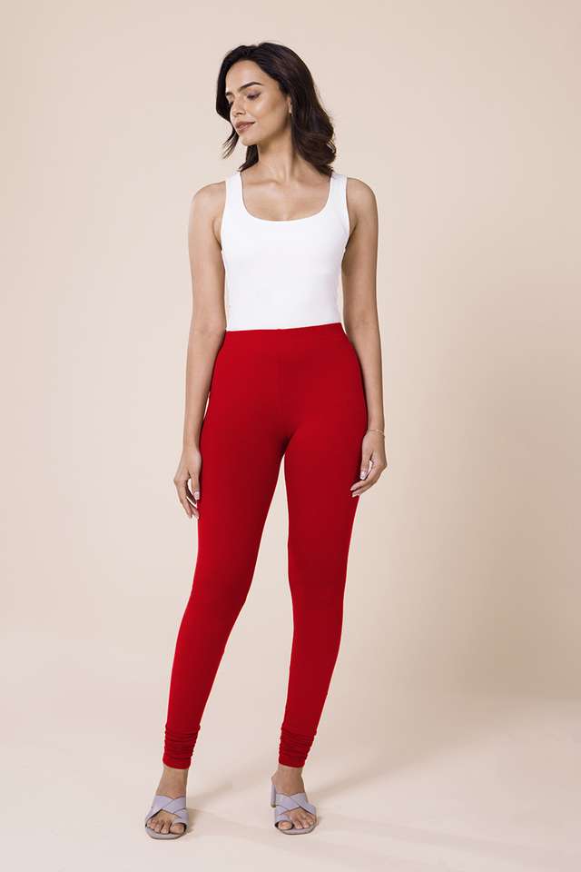 Solid-Full-Length-Cotton-Women-s-Churidars