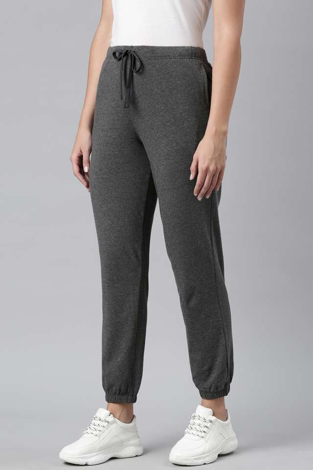 Solid-Ankle-Length-Cotton-Women-s-Joggers