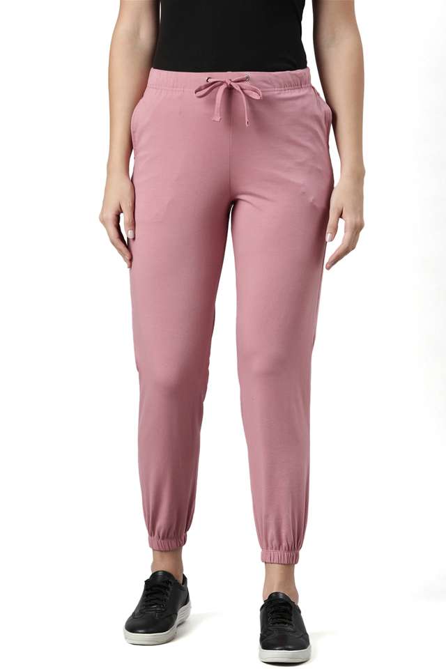 Solid-Cotton-Relaxed-Fit-Women-s-Pants